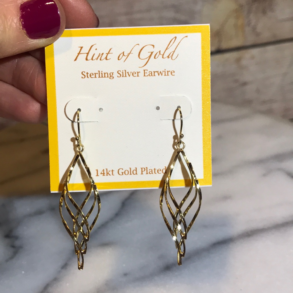 14 Kt Gold Plated Earrings